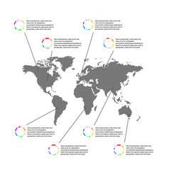 Ecology infographic set Royalty Free Vector Image