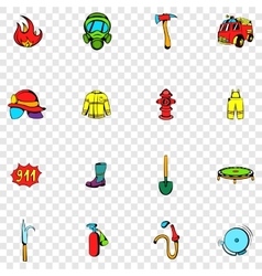 Set of firefighter emblems Royalty Free Vector Image
