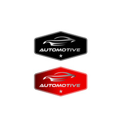 Vintage classic automotive logo designs with the Vector Image