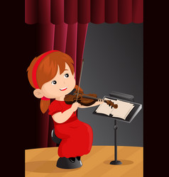 Violin cartoon clip art Royalty Free Vector Image