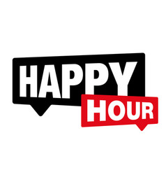 Happy Hour Collection Royalty Free Vector Image