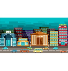 City Royalty Free Vector Image - VectorStock