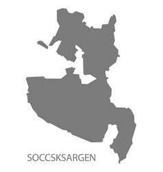 Philippines map labelled black Royalty Free Vector Image