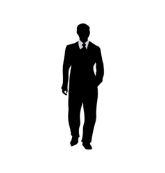 Business people silhouette Royalty Free Vector Image