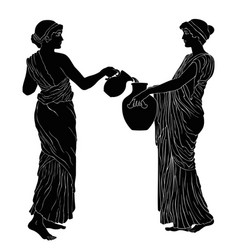 Ancient greek goddess aphrodite Royalty Free Vector Image