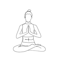 Yoga Poses Outline Sketch Vector Images (over 680)