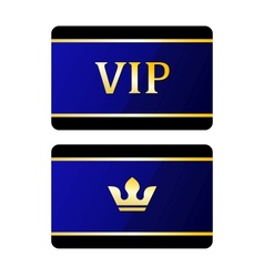 Vip royal purple label with golden frame and crown