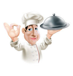 Fat chef Royalty Free Vector Image - VectorStock