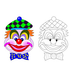 Clown drumming Royalty Free Vector Image - VectorStock