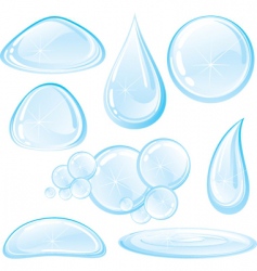 Water design elements Royalty Free Vector Image