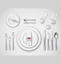 table cutlery layout