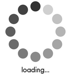 Loading progress bar grey scale Royalty Free Vector Image