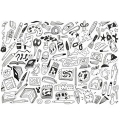 School education - doodles Royalty Free Vector Image
