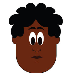 Boy Curly Black Hair Vector Images Over 260