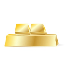 Gold bar Royalty Free Vector Image - VectorStock