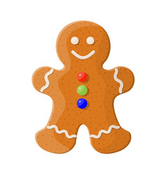 Gingerbread man Royalty Free Vector Image - VectorStock