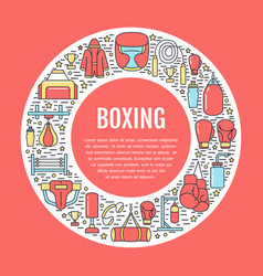 boxing poster template