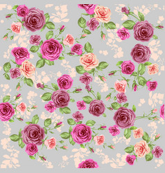 Rose background floral abstract pattern Royalty Free Vector