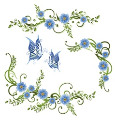 Forget Me not Vector Images (over 1,700)