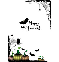 Holiday poster for halloween Royalty Free Vector Image