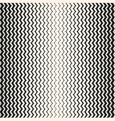 Halftone seamless pattern vertical zig zag lines Vector Image