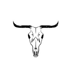 Bull skull icon Royalty Free Vector Image - VectorStock