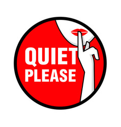 Please Keep Quiet Sign Vector Images (over 130)