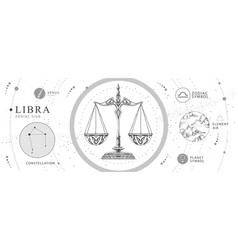 Libra Sign Tattoo Vector Images Over 720