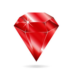 Ruby red icon Royalty Free Vector Image - VectorStock