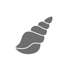 Seashell shell line icon Royalty Free Vector Image