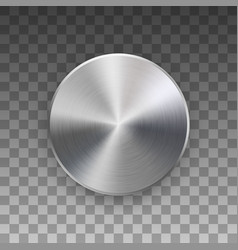 Background with Circular Metal Brushed Texture Vector Image