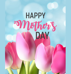 Thanks for everything mom happy mother s day cute Vector Image