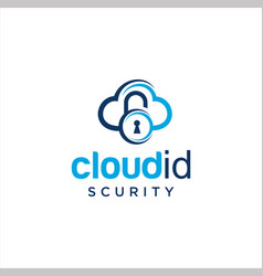 Secure cloud access Royalty Free Vector Image - VectorStock