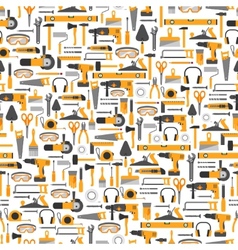 Construction tools seamless pattern Royalty Free Vector