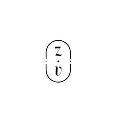 Tr simple wedding logo initial concept with high Vector Image