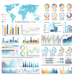 Abstract element timeline infographics design for Vector Image