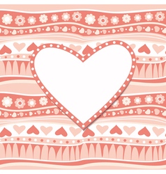 Valentine's card vector vector art & graphics Valentines day seamless Royalty Free Vector Image