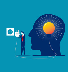 Mentoring to help in mind confusion solution Vector Image