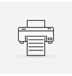 Black printer Royalty Free Vector Image - VectorStock
