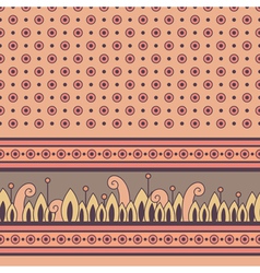 Indian doodle floral borders frame Royalty Free Vector Image