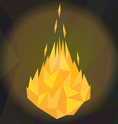 Papercut layer fire Royalty Free Vector Image - VectorStock