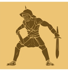 Roman empire warrior Royalty Free Vector Image