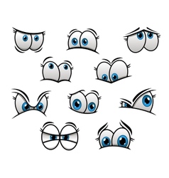 Cartoon eyes Royalty Free Vector Image - VectorStock