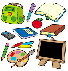 Back to school collection 5 Royalty Free Vector Image