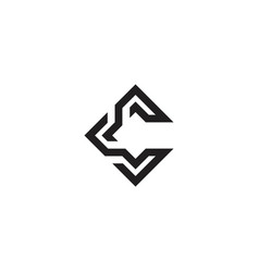 Initial letter c logo design concept Royalty Free Vector