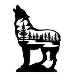 stencils wolf vector images over 110