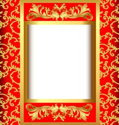 Vintage Golden Frame Royalty Free Vector Image