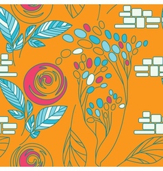 Beautiful seamless floral pattern Royalty Free Vector Image