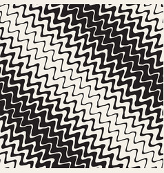 Seamless wavy hand drawn stripes pattern Vector Image