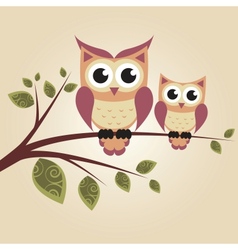 Owls Royalty Free Vector Image - VectorStock